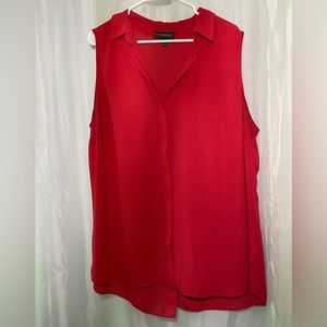 Silky Red Dress Top